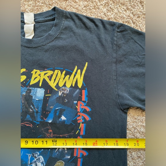Chris Brown The Party Tour T Shirt Black Cotton Concert Tee Men’s Size MEDIUM - Picture 4 of 8
